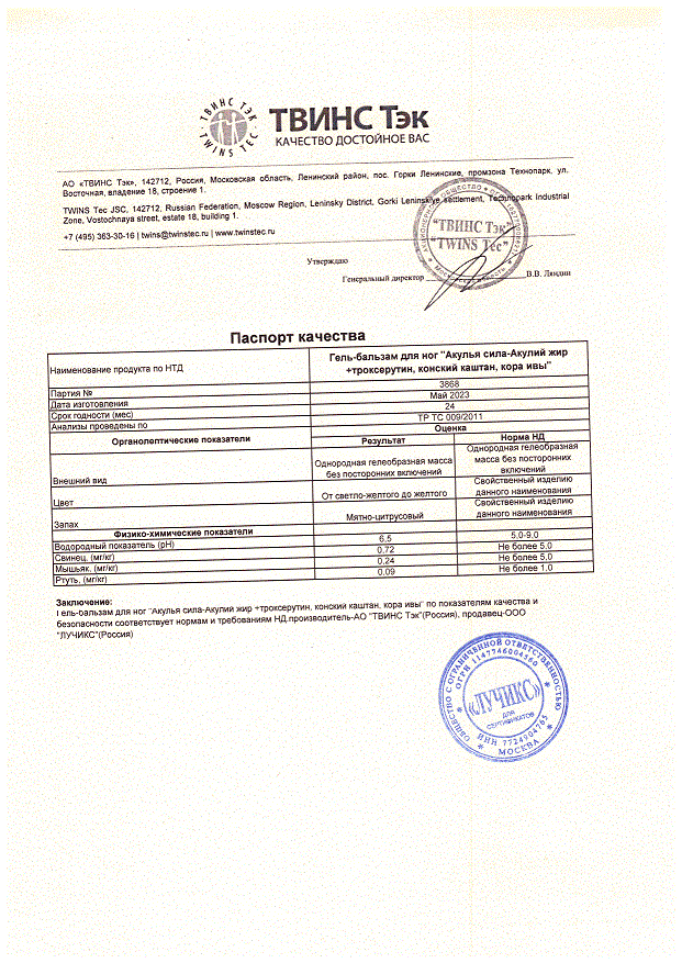 Паспорт №052023